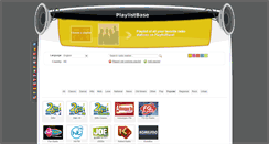 Desktop Screenshot of be.playlistbase.com