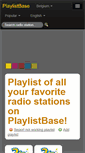 Mobile Screenshot of be.playlistbase.com