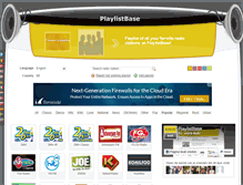 Tablet Screenshot of be.playlistbase.com