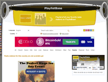 Tablet Screenshot of it.playlistbase.com